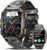 Military Smart Watches for Men (Answer/Make Calls), Watches for Men with Blood Pressure/Heart Rate/Sleep/100+ Sport Modes, 2.02” Fitness Smart Watch, Waterproof Fitness Tracker for Android and iPhone