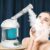 Facial Steamer – Ozone Steamer with 360° Rotatable Arm – 40 Min Steam Time – Humidifier – Unclogs Pores – Blackheads – Portable Facial Steamer for Personal Care Use at Home or Salon,White