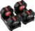 New Upgraded Adjustable Dumbbell Set of 2 (52.5 lbs/25 lbs), 15/9 Weights Dumbbell Set with Safe Locking System, Quick Adjustable Dumbbells For Men and Women Home Gym Workout with Anti-Slip Handle