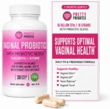 Pretty Privates Vaginal Probiotics for Women – Vaginal Health – PH Balance from a Probiotic Supplement – Not a Suppository – 60ct