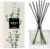NEST New York Reed Diffuser, Wild Mint & Eucalyptus – 5.9 fl oz – Fragrance for Up to 90 Days – Reusable, Refillable Glass Holder – Includes 8 All-Natural Reed Sticks – Flame Free