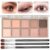10 Colors Eyeshadow Palette,Light Beige Nude Pink Brown Naturing Eye Shadow Makeup,Blendable High Pigmented,Neutral Smokey,Long Lasting High Pigment Matte Eyeshadow for Older Women Gift Kit (Milk Tea)
