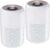 2 Pack YARIKI Air Purifiers for Bedroom with H13 True HEPA Filter,360° Air Intake,Essential Oil Diffuser,Night Light, 24dB Quiet Compact Air Purifier,P60