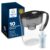 Brita Metro Small 6-Cup Water Filter Pitcher with BritaPlus Filter, WQA NSF/ANSI Certified, Reduces 2X Contaminants vs. Standard, Reduces Chlorine, Zinc, Copper, Mercury & More, Black