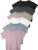 Dalavch 4/6 Pack Women’s Crop Top Short Sleeve Athletic Workout Yoga Running Gym Casual Tees T-Shirts Loose Fit
