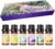 Lantixin Top 6 Essential Oils Set: Frankincense, Rosemary, Eucalyptus, Lavender, Sweet Orange, Lemon – Perfect Starter Kit for Diffusers, Aromatherapy Beginners – 6 x 0.3 oz (1.8 fl oz Total)