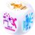 Stress Cube – Squishy Fidget Toy for Adults, Quiet Stress Relief Desk Toy for Office, Anxiety Fidget, Funny Coworker Gift, White Elephant Gift for Men & Women