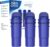 AQUA CREST CF10A Water Filter Replacement for Pur® Plus Pitcher Water Filter, CRF950Z, PPF951K, PPF900Z, PPT700, PPT111, CR1100, DS1800 and All Pur® Pitchers and Dispensers, NSF Certified, 3 Pack