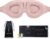MZOO Luxury Sleep Eye Mask for Side Sleeper Men Women, Zero Eye Pressure 3D Sleeping Mask, Light Blocking Patented Design Night Blindfold, Soft Eye Shade Cover for Travel, Pink
