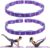 2pcs Yoga Straps for Stretching 12 Gears Elastic Bands for Exercise Stretch Band with Loops for Pilates, Yoga, Ballet, Gymnastics for Women Men, Improves Body Flexibility