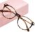 Gaoye Blue Light Blocking Glasses, Retro Round Eyewear Frame Anti Eyestrain Computer Glasses for Women Men (Tea Leopard/Transparent Lens)