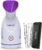 Nano Ionic Facial Steamer KINLITO Facial Steamer with Warm Mist Portable Face Humidifier for Deep Cleaning Unclog Pores with Blackhead Remover, Aromatherapy Kit for Personal Home SPA (Purple)