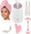 Facial Steamer,Complete Home Spa Set – Jade Roller, Gua Sha, Blackhead Remover Tools, Microfiber Hair Towel, Deep Pore Cleansing, Hydrating