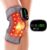 Knee Massager with Heat and Red Light Therapy and Vibration, 660nm & 850nm Infrared Red Light Therapy for Pain Relief, 5000mAh Protable Rechargeable Heated Brace for Knee, Joint, Elbow, Shoulder