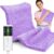 Heating Pad for Back Pain, Electric Heat Pad with 9 Heat Levels & 4 Auto-Off Timers, Portable Heating Pad for Period Cramps, Shoulder, Neck, Machine Washable, Gifts for Women, Men, Purple, 24”×12”
