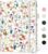 Taja Lined Journal Notebook for Women & Men, Hardcover Leather Journal for writing, A5 College Ruled Notebook for Work & Note Taking, Perfect for Office School Home Supplies, 160 Pages, Garden