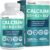 4-in-1 Calcium Supplements for Women & Men – Calcium Citrate with D3 K2 Vitamin 5000 IU – Calcium 600mg with Vitamin D3 K2 – Everyday Vitality Supplement – Vegan-Friendly, Gluten-Free (120 Capsules)