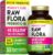 Raw Flora Probiotics for Women | with Prebiotic | 40 Billion CFU | Digestive, Vaginal & Gut Support | 33 Vegan Capsules with Cranberry and D-Mannose | Shelf Stable