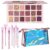 UCANBE Makeup Kit for Women & Teens,18 Colors Nude Eyeshadow +7pcs Soft Makeup Brushes + Pink Cosmetic Bag Makeup Sets, Shimmer Matte Glitter Makeup Palettes Set for Girls Beginners & Professional