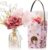 Airkeep Flower Reed Diffuser Set, Cherry Blossom Diffuser Gift Set,4.06 fl oz Essential Oil Sticks Diffusers for Bathroom Air Freshener, Aromatherapy Home Fragrance for Shelf Decor,Gift for Women Mom