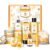Gifts for Women, Birthday Gift for Women, 9 Pc Almond Milk & Honey Bath and Body Gifts Set, Self Care Gifts Spa Gift Basket, Relaxing Bath Sets for Mom, Girlfriend, Sister, Female Friends, Coworker