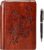 SETTINI® Lined Journal – Flower Journal for Writing Gift Set – Hardcover Vegan Leather, Unique Pen Holder, 192 Pages, A5 – Includes Pen and Gift Box – Fathers Day Gift, Journal for Women