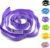Stretching Strap Yoga Strap with Loops, Stretch Straps for Physical Therapy, Non-Elastic Exercise Strap for Pilates, Dance and Gymnastics with Workout Guide