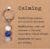 GINAZL Natural Crystals Keychain Gift for New Beginnings, New Beginnings Gifts for Coworker Anxiety Relief Keychain for Women
