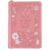 Christian Art Gifts Pink Vegan Leather Zipped Journal, Inspirational Notebook Trust in the Lord Scripture, Flexible Cover, 336 Ruled Pages, Bookmark, Proverbs 3:5 Bible Verse