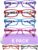 Gaoye 2.0 Reading Glasses for Women, 6 Pack Fashion Readers, Spring Hinge Eye Glasses, Blue Light Reading Glasses