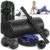 Foam Roller Set – High Density Back Roller, Muscle Roller Stick,2 Foot Fasciitis Ball, Stretching Strap, Massager Ball for Whole Body Physical Therapy & Exercise, Yoga, Back Pain, Leg, Deep Tissue