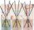 COCORRÍNA Reed Diffuser Set of 3-3 Pack/ 3.04 Fl.oz Diffuser with 24 Sticks Cashmere Vanilla/Sandalwood Rose/Clean Linen Reed Diffuser for Home Bathroom Office Decor