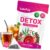 LULUTOX Detox Tea – Herbal Blend with Dandelion, Ginseng, and Ginger – Supports A Healthy Weight, Digestive Health – Vegan, All Natural, Laxative-Free – Peach Flavor (28 Servings)