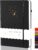 CAGIE Journal Notebook for Women Men, Hardcover Lined Notebooks Journals for Writing Work Journaling Note Taking Diary with Pen Loop (Black Ruled), Gifts, 5.7″ x 8.3″, 196 Pages