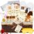 22PCS Spa Gift Baskets for Women, Luxury Bath and Body Gift Basket Set for Women Coconut Vanilla Spa Kit Relaxing Spa Self Care Gift for Her Wife Lover Mom Sister
