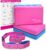 Yoga Blocks 2 Pack with Strap & Guide – Non-Slip EVA Foam Pilates Blocks for Home Workouts, Dance, Ballet, Gymnastics & Stretching Exercise | Ideal Dancer Gifts