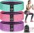 WALITO Resistance Bands for Working Out, Fabric Exercise Bands for Legs and Butt, Workout Bands for Women and Men, Booty Band for Yoga Starter Set, Pilates, Rehab, Fitness and Home Workout