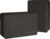 Amazon Basics Non-Slip Yoga Blocks, Set of 2, Deepen Poses, 4″ x 9″ x 6″, Black