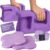 PRO Yoga Blocks | Ergonomic Yoga Block 2 Pack for Wrist Comfort and Support | EVA Foam Exercise Blocks, 2x Knee Pads & Yoga Strap | Pilates Block Set | Bricks to Eliminate Wrist Pain