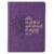 Christian Art Gifts Vegan Leather Small Journal Inspirational Scripture Women’s Sunflower Notebook Strength & Dignity Bible Verse Proverbs 31:25, 240 Ruled Pages, Lavender Purple