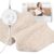 Pure Enrichment PureRadiance Luxury Heating Pad for Cramps, Back, Neck, & Shoulder Pain Relief, Patented Design, Soft Faux Fur & Micromink, 6 Heat Settings, Machine Washable, 12”x24” (Golden Sands)
